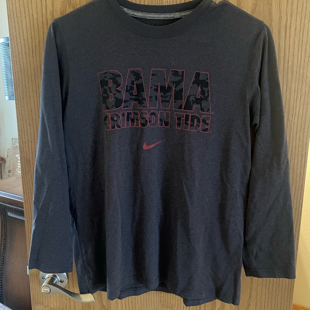Alabama Boys Nike LS Dri Fit